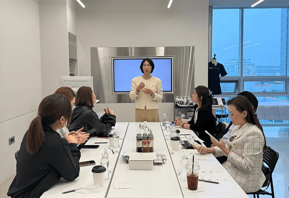 Trainer leading a classroom session