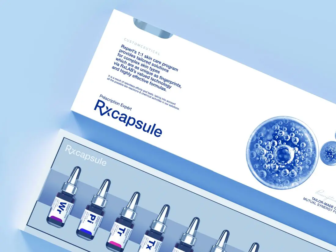 RxCapsule box with nine RX Capsules